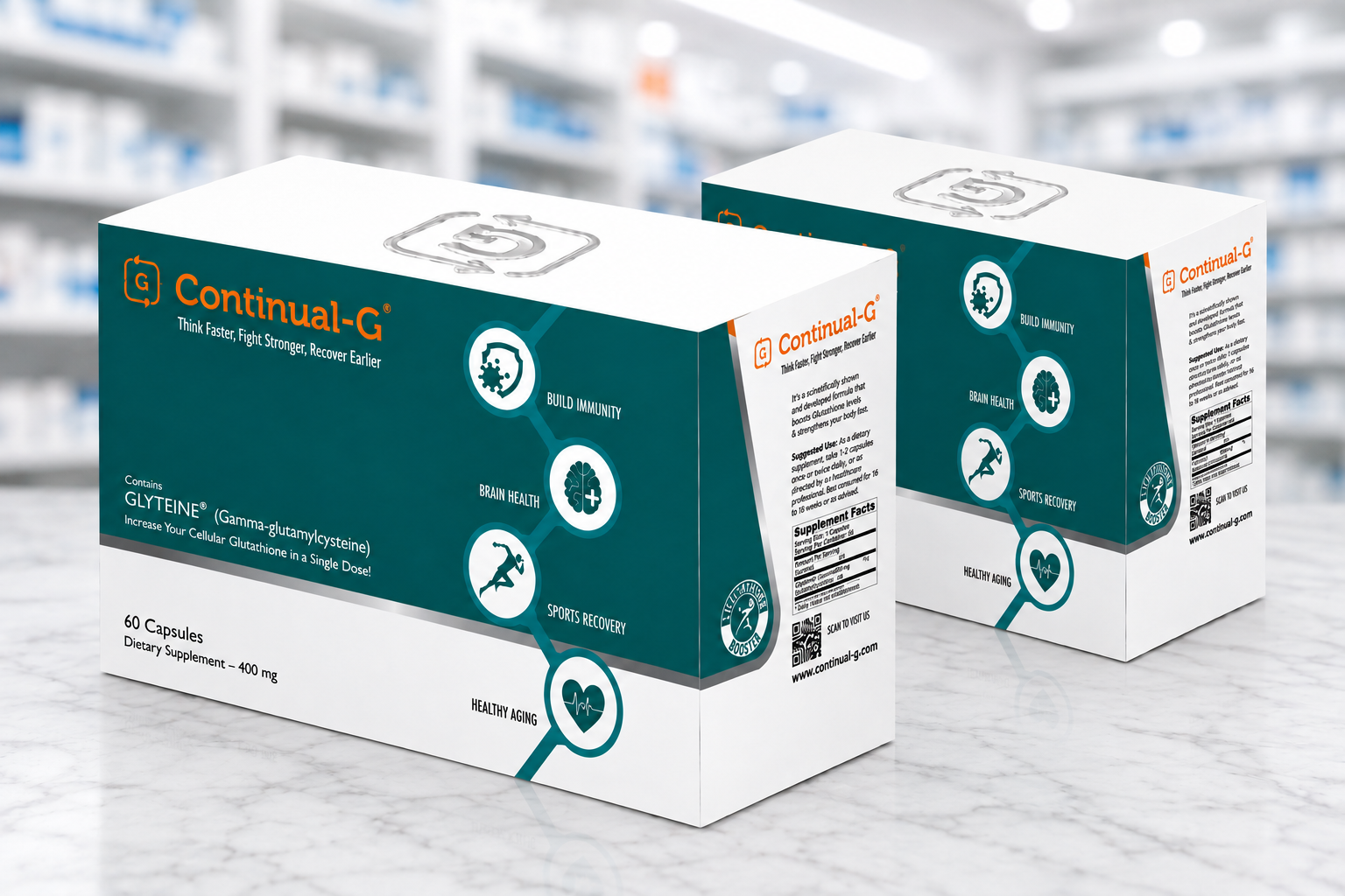 Continual G packaging design by Artexpress