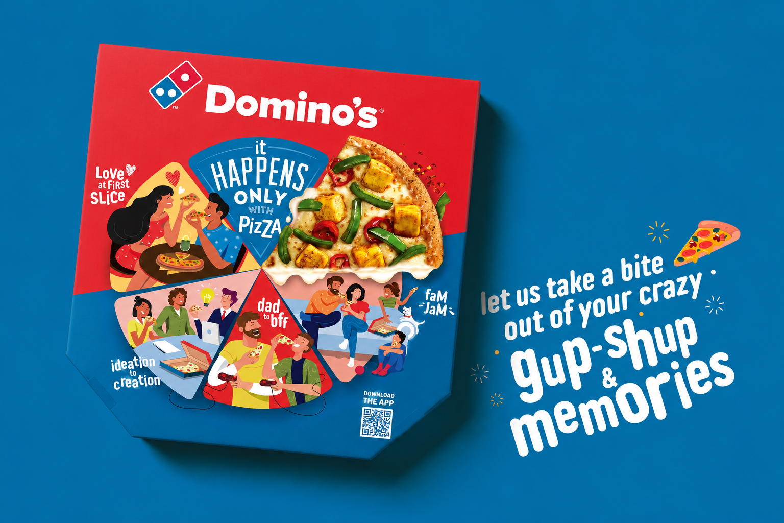 Domino's Combo packaging design by Artexpress