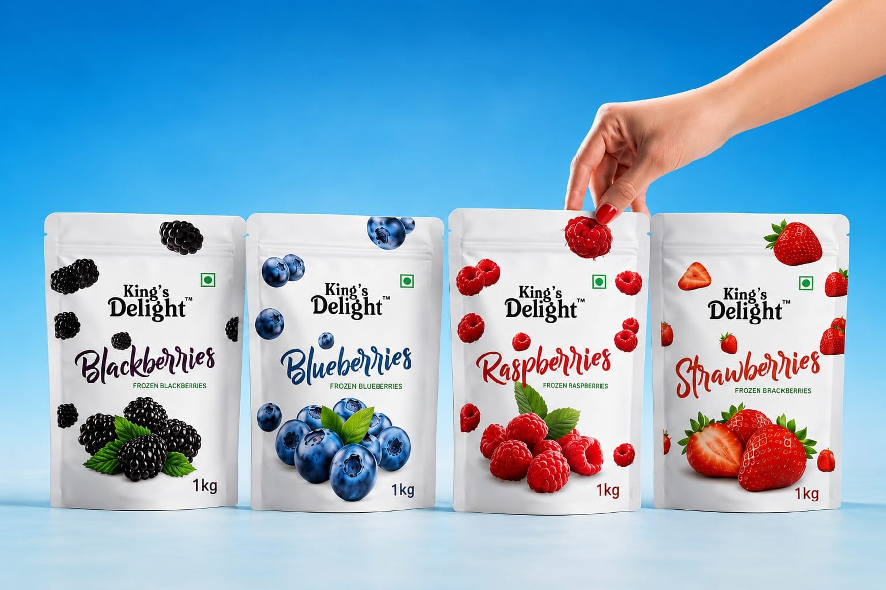 King's Delight packaging design by Artexpress